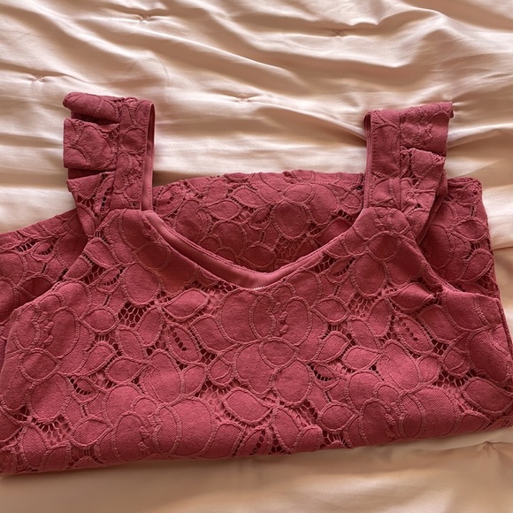 Monteau Pink Flowery top - Picture 2 of 4